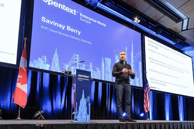 Savinay Berry (OpenText) erklärt, wie Unternehmen Informationsstaus vermeiden und einen Informationsvorsprung erzielen können. (OpenText)
