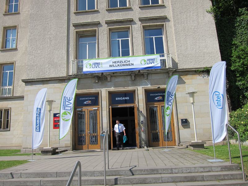 bluechip lud in die Redbull Arena in Leipzig zur 12. Hausmesse ein.                         (Bild: IT-BUSINESS)