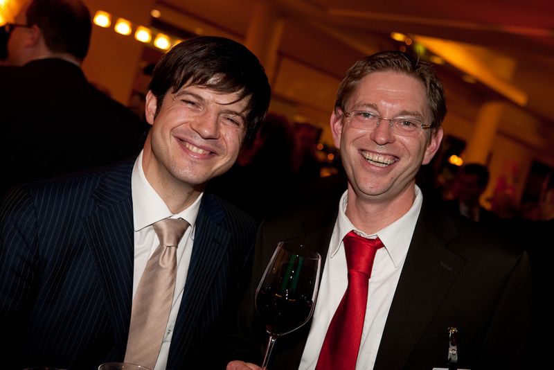 Pascal Soergel von Soergel GmbH (v.l.) mit Thilo Hartung (Datacore) (Archiv: Vogel Business Media)