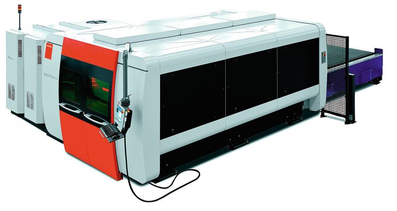 Die BySprint Fiber mit der 6 kW Laserquelle ist die schnellste Maschine im Portfolio und soll durch die drastische Senkung der Teilestückkosten dem Anwender zum Erfolg verhelfen. (Bild: Bystronic)