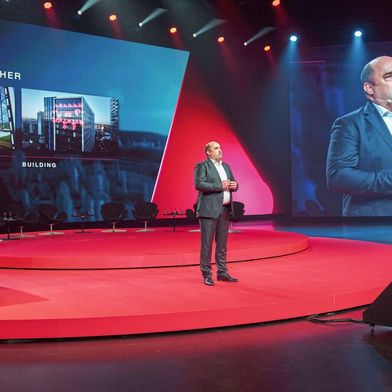 Sebastian Seitz, CEO Eplan: „Die Zukunft liegt in der Zusammenarbeit – nur so können wir die Herausforderungen der Zukunft meistern. Die Technologien sind verfügbar. Die entscheidende Frage ist, wie wir konsequent diese Möglichkeiten in unsere Prozesse integrieren.“ (Bild: jasper ehrich)