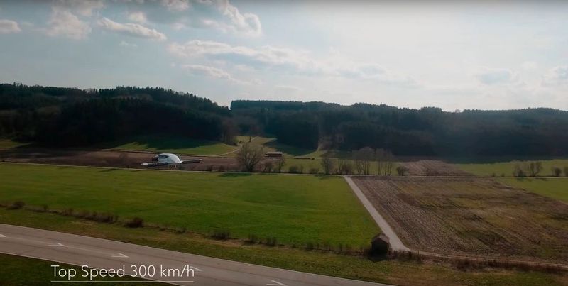 Der Lilium Jet hat eine Reichweite von 300 km (Bild: Lilium)
