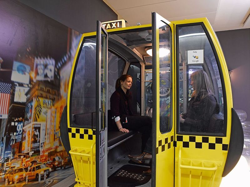 Außergewöhnlicher Meeting-Raum bei Google in Zürich. (Google)