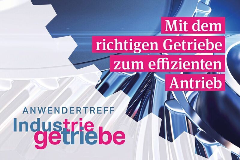 Am 25. Juni 2019 findet in Würzburg der 1. Anwendertreff Industrie­getriebe statt. (VCG)
