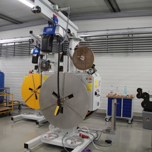 Auf- und Abwickelhaspel für die Bänder.(Bild:  Itasse)