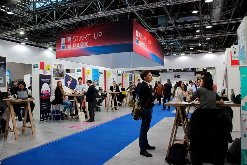 Im Start-up Park konnten wichtige Kontakte geknüpft und das (Gesundheits-)Netzwerk ausgebaut werden. (Bild: Breunig – VCG)