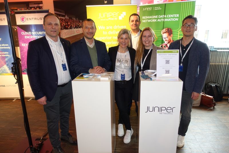 Networking wird  beim Nuvias und Juniper Team groß geschrieben. (Bild: IT-BUSINESS)