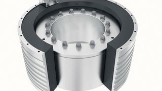 Die Antriebe der rotativen High-Performance-Direktantriebsserie RKI verfügen gegenüber herkömmlichen Torquemotoren über ein um 30% höheres Moment. Bild: Schaeffler Gruppe (Archiv: Vogel Business Media)