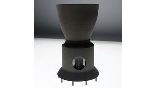 Quadrus Corporation uses 6K for making spherical tungsten-rhenium used to produce a non-eroding throat insert for a solid rocket motor nozzle. (6K Additive)