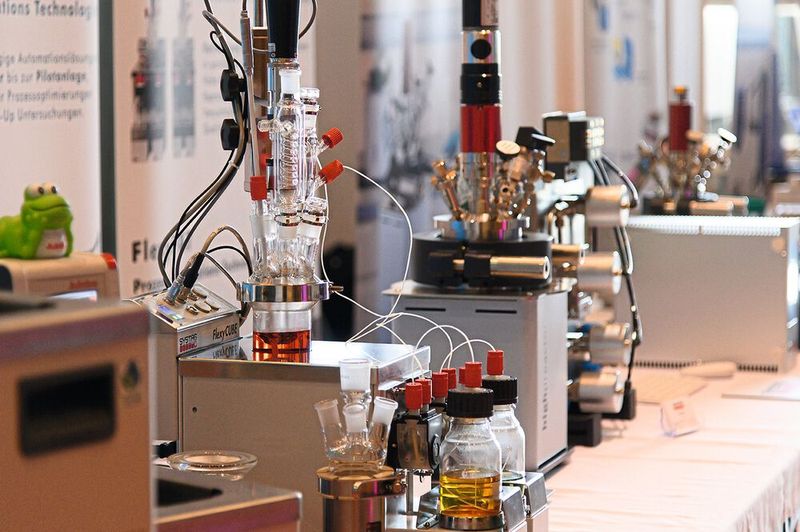 Produkte gab es in der Ausstellung selbstverständlich auch zu begutachten. Systag zeigte etwa seine Reaktorsysteme.    Mehr Infos zu den kommenden LAB-SUPPLY-Messen finden Sie auf www.lab-supply.info (Bild: Stefan Stark)