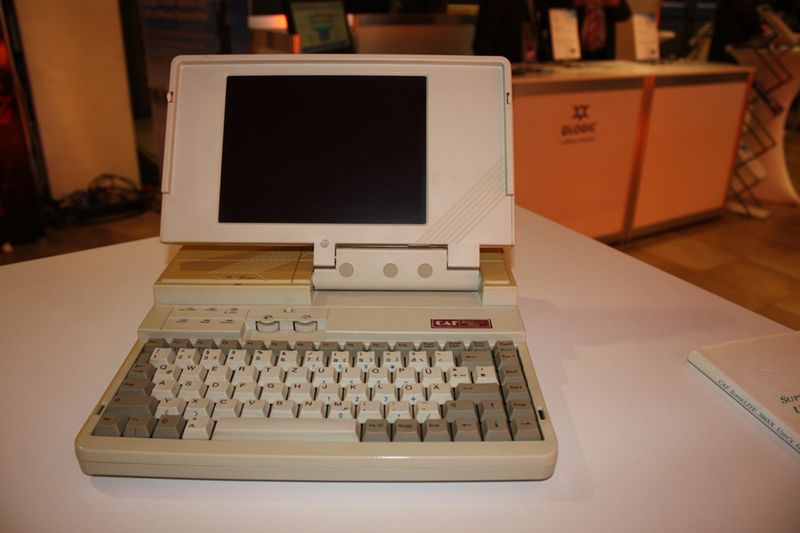 Tarox hat im Vorfeld der Messe das älteste noch funktionierende Tarox-Gerät gesucht und mit diesem CAF Superlite von 1992 gefunden. ()