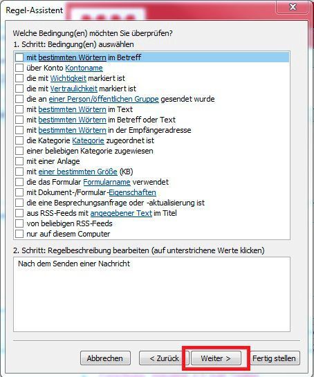 ... überspringen Sie den nächsten Schritt, indem Sie ebenfalls auf „Weiter“ klicken. (MM Maschinenmarkt)