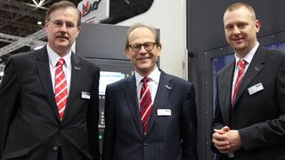 In Erwartung des neuen Investors: die MAG-Manager Dr.-Ing. Georg Speith, Rolf Rickmeyerund Martin Winterstein (von links).  (Bild: Fouhy)