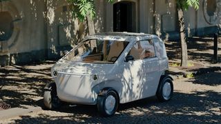 Mit dem „O“ hat die schwedische Firma Luvly ein einfaches E-Auto für die Stadt entwickelt. (Bild: Luvly)