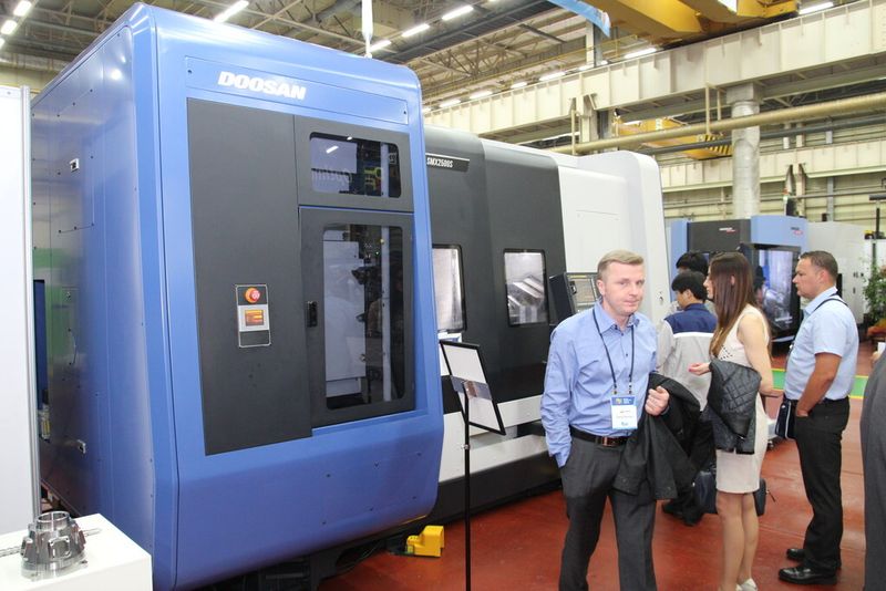 The new machine enclosures and coporate colours caught the eye of many attending the exhibition. . . (Source: Fouhy)