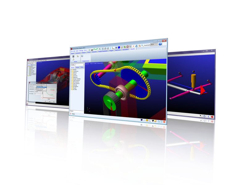 ... erweiterte Funktionen für die Automobilindustrie in den Bereichen Fahrmanöver, Blattfeder- und Antriebsstrangmodellierung. (Bild: MSC)
