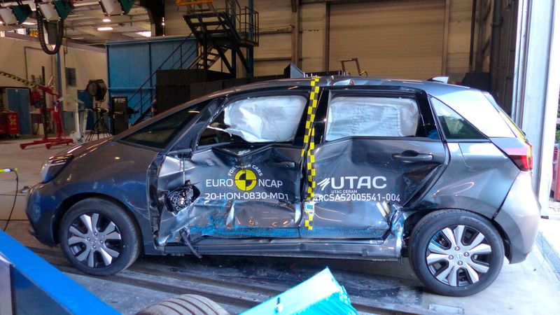 Deshalb erreichte der hybride Kleinwagen die Höchstwertung von fünf Sternen im aktuellen Euro NCAP-Crashtest. (Bild: Euro NCAP)