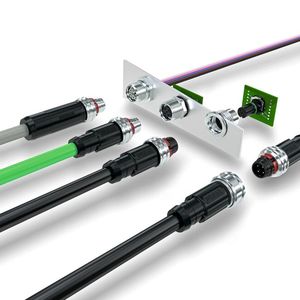 Das M12-Push-Pull-System bietet gemäß IEC 61076-2-010 sämtliche für die Verkabelung von Automatisierungskomponenten erforderlichen Bauformen.(Bild:  Phoenix Contact Electronics GmbH)