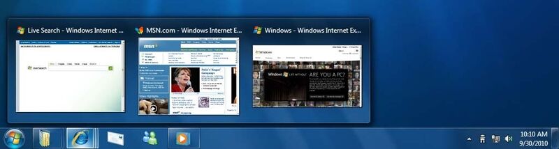 Ein Blick auf die Taskleiste von Windows 7 (Archiv: Vogel Business Media)