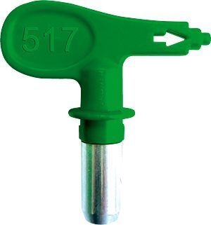 Um 55 % verringert sich der Sprühnebel laut Hersteller mit den Düsen für die High Efficiency Airless Technologie. (J. Wagner)