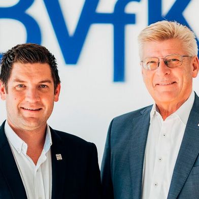 Die neue Führungsspitze des BVfK: Ansgar Klein (r.) und Sven Allinger (l.). (Bild: BVfK)