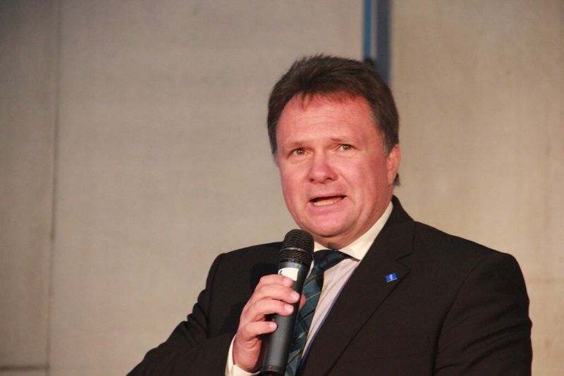 Stefan Bosse, Oberbürgermeister der Stadt Kaufbeuren, war ebenfalls beim Richtfest zugegen. (Bild: Itasse)