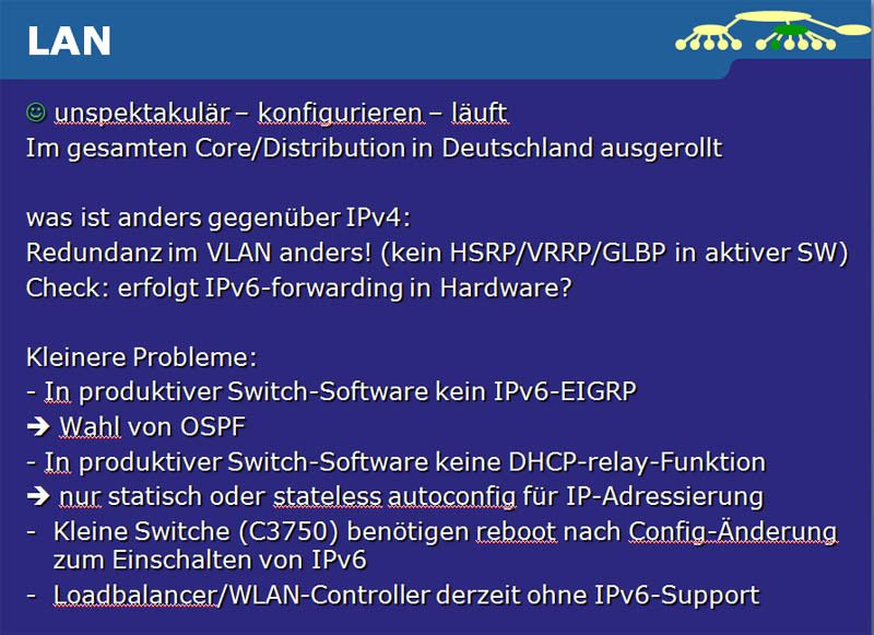 War das IPv6-Netz erst einmal implementiert, lief es … (Archiv: Vogel Business Media)