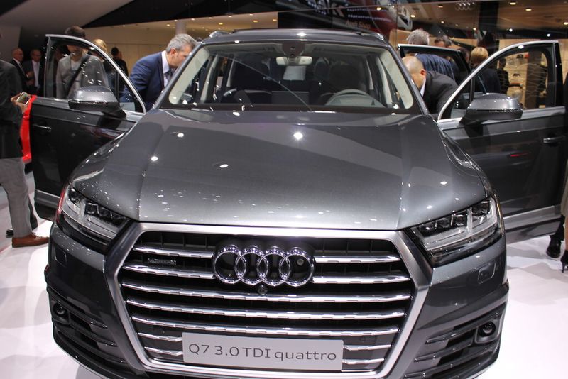 Amazing display of innovations: Audi had 33 cars on display including the Audi Q7 e-tron quattro, SQ 5 TDI plus, R8 plus, R8, S8 plus and many more! (Source: Schulz)