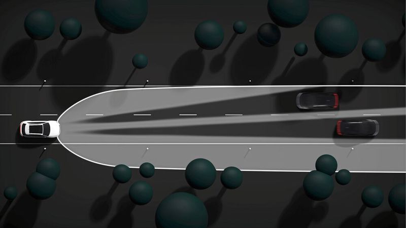 Matrixscheinwerfer können bei aktivem Fernlicht den Gegenverkehr ausblenden. (Bild: Hella)