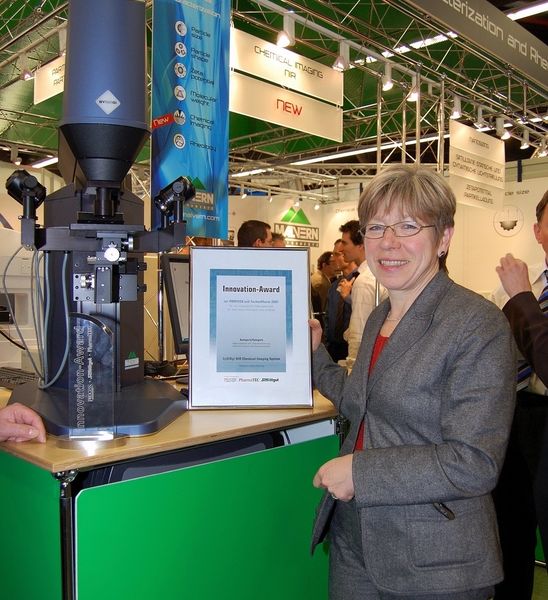 Preisträgerin der Innovation Award in der Kategorie Materialanalyse und -charakterisierung: Renate Hessemann von Malvern Instruments. (Archiv: Vogel Business Media)