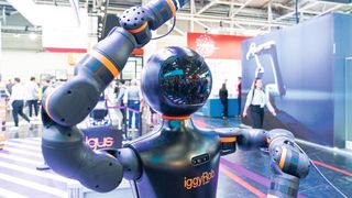 Auf der Automatica 2025 waren schon viele humanoide Roboter präsent.  (Bild: Messe München GmbH)