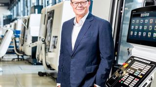 Christian Thönes, Vorstandsvorsitzender der DMG Mori AG, darf über einen, wie er sagt, guten Start ins Geschäftsjahr 2023 informieren. Der Umsatz des Maschinenbauers ist demnach im ersten Quartal um 4 Prozent gestiegen. Hier mehr zu den weiteren Geschäftszahlen ... (Bild: DMG Mori)
