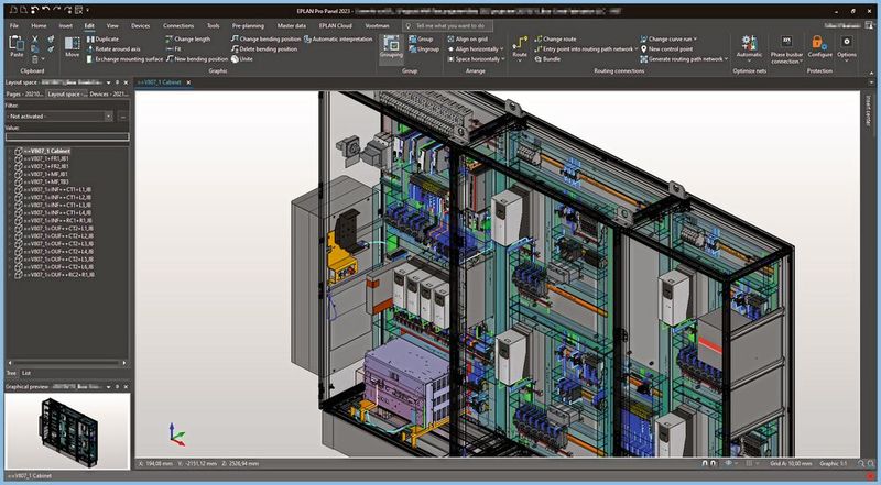 Eine neue 3D-Grafik-Engine macht Aktionen wie Zoomen und Drehen jetzt schneller und komfortabler  (Bild: Voortman Steel Machinery/NL)