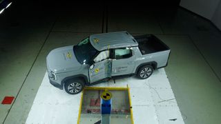 Der Maxus E-Terron 9 erhielt fünf Sterne beim Euro-NCAP-Crashtest. (Bild: Euro NCAP)