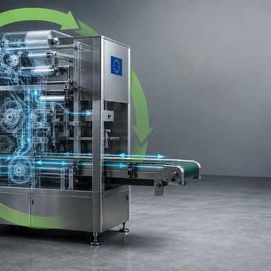 The PPWR imposes new requirements on packaging: What impact does this have on mechanical engineering? (Bild: KI-generiert / Dall-E)