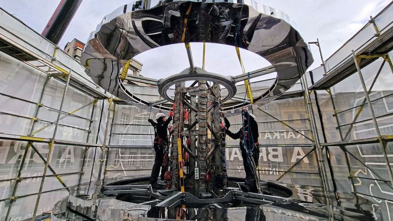 Nach und nach wurden die einzelnen Bauteile im Anschluss an die Restaurierung wieder zusammengesetzt. (Bild: Thyssenkrupp Rothe Erde Germany )