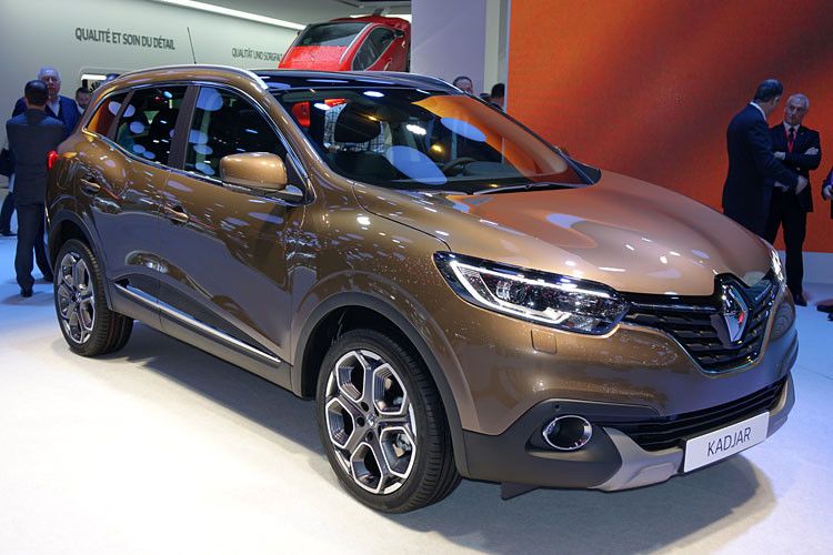 Eher unaufgeregt: Renault legte den Fokus auf den Kadjar. (Foto: Christian Otto)