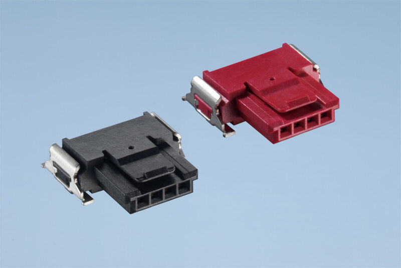 ERNI Electronics erweitert sein MiniBridge-Kabelsteckersystem im 1,27-mm-Raster: Die neuen abgewinkelten SMT-Federleisten sind besonders geeignet für LED-Beleuchtungen, die oft aus aneinander reihbaren Leiterplattenstreifen aufgebaut sind. (Archiv: Vogel Business Media)