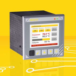Der Multifunktionscontroller HE 5697 MFC von Hesch für den Bereich der intelligenten Regler und Ablaufsteuerungen eignet sich für weit mehr als nur den Einsatz in Thermoprozessen. 