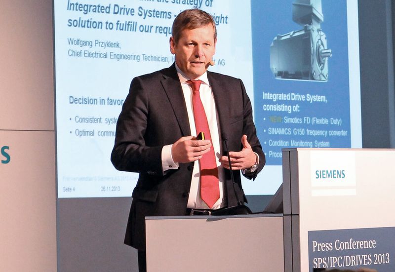 Ralf-Michael Franke: „Siemens intergiert kontinuierlich die reale mit der virtuellen Welt von der Produktentwicklung bis zur Produktion.“ (Bild: Michel)