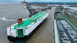 Die BYD Explorer No 1 hat Anfang 2024 erstmals in Bremerhaven angelegt. (Bild: BLG/Jan Sieg Photography)