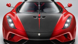 Die schwedische Sportwagenschmiede Koenigsegg zeigte in Genf, den gefährlich aussehenden Boliden Regera. (Koenigsegg)