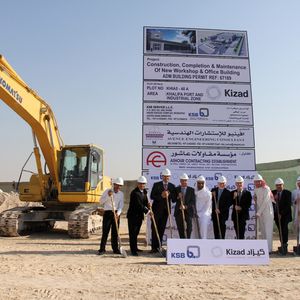 Kizad und der Spatenstich bei KSB in Abu Dhabi