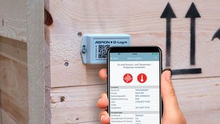 G-Log-App mit Near Field Communication für das iPhone. (Aspion)