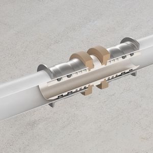 Für eine größtmögliche Fehlervermeidung bei der Verpressung sorgt die spezielle Konstruktion der Presshülsen, die eine korrekte Positionierung der Pressbacke erzwingt.(Bild:  KAN-therm/Sven-Erik Tornow)