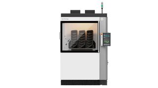 Der Hochgeschwindigkeits-Synchron-3D-Drucker SLA 750 Dual mit Doppellaser. (3D Systems)