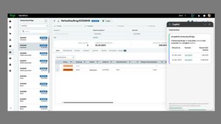 Sage Copilot gibt Warnhinweise zu verspätet versendeten Aufträgen im Kontext des aktuell vom Benutzer geöffneten Kunden. (Bild: Sage)