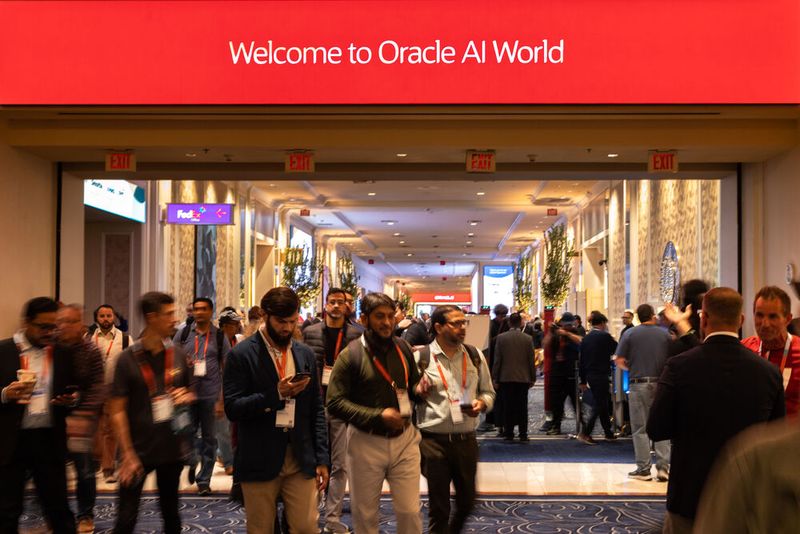 Die Oracle AI World fand in The Venetian Conference and Expo Center in Las Vegas statt. Aufgrund der hohen Besucherzahl waren die Flure stets gefüllt. (Bild: Oracle)