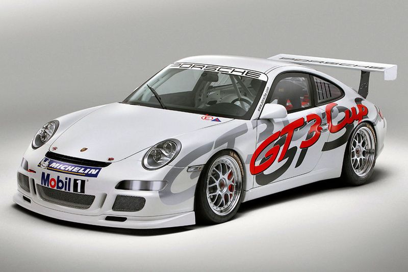 Der Porsche 911 GT3 Cup (997) der ersten Generation wurde von 2005 bis 2008 eingesetzt. (Porsche)