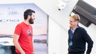 Gemeinsame Sache in Sachen PS: (v. li.) Unternehmensgründer Mate Rimac und sein neuer CTO Chris Porritt. (Bild: Rimac)